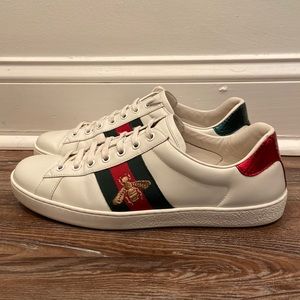 GUCCI Ace Sneakers with Bee Men’s Size 8